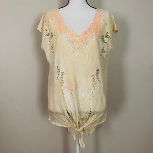 Free people cut-out detail top